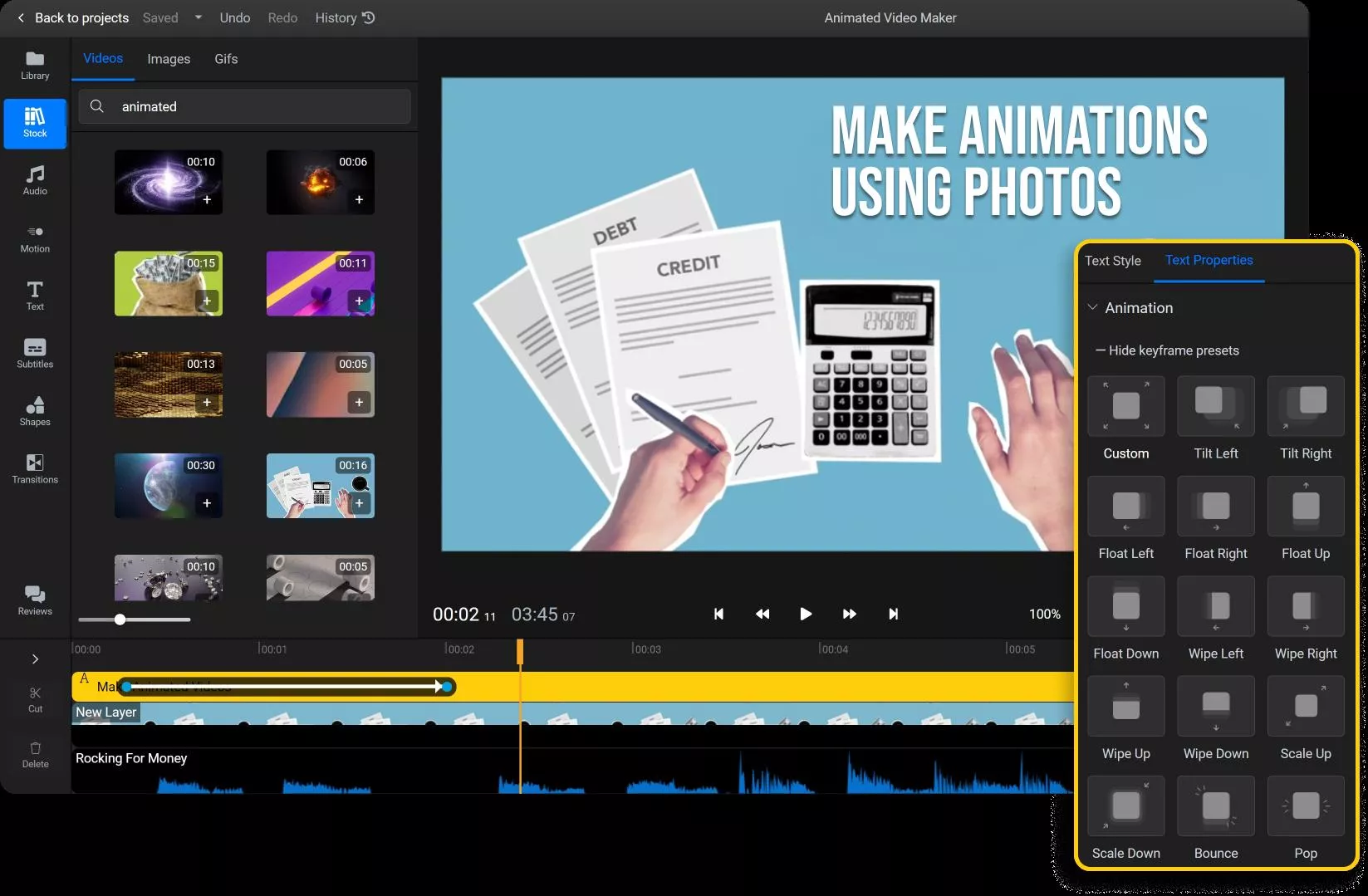 Video Editing & Animation - StarsNexus